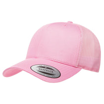 Yupoong Pink Adult Retro Trucker Cap
