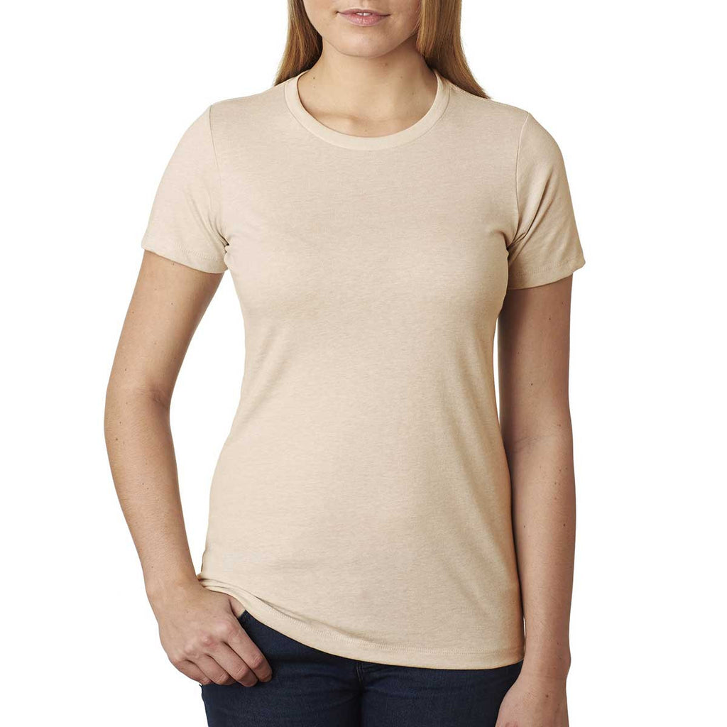 Next Level Women's Cream CVC Crew Tee