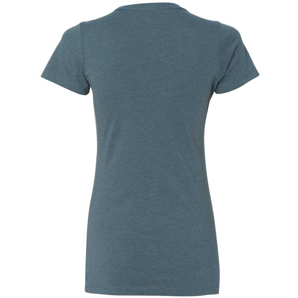 Next Level Women's Indigo CVC Crew Tee