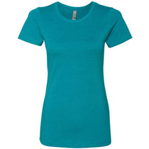 Next Level Women's Teal CVC Crew Tee