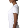 Next Level Women's White CVC Crew Tee