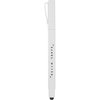 Leed's White Ambassador Square Ballpoint Stylus