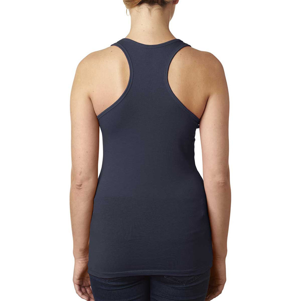 Next Level Women's Midnight Navy Jersey Racerback Tank