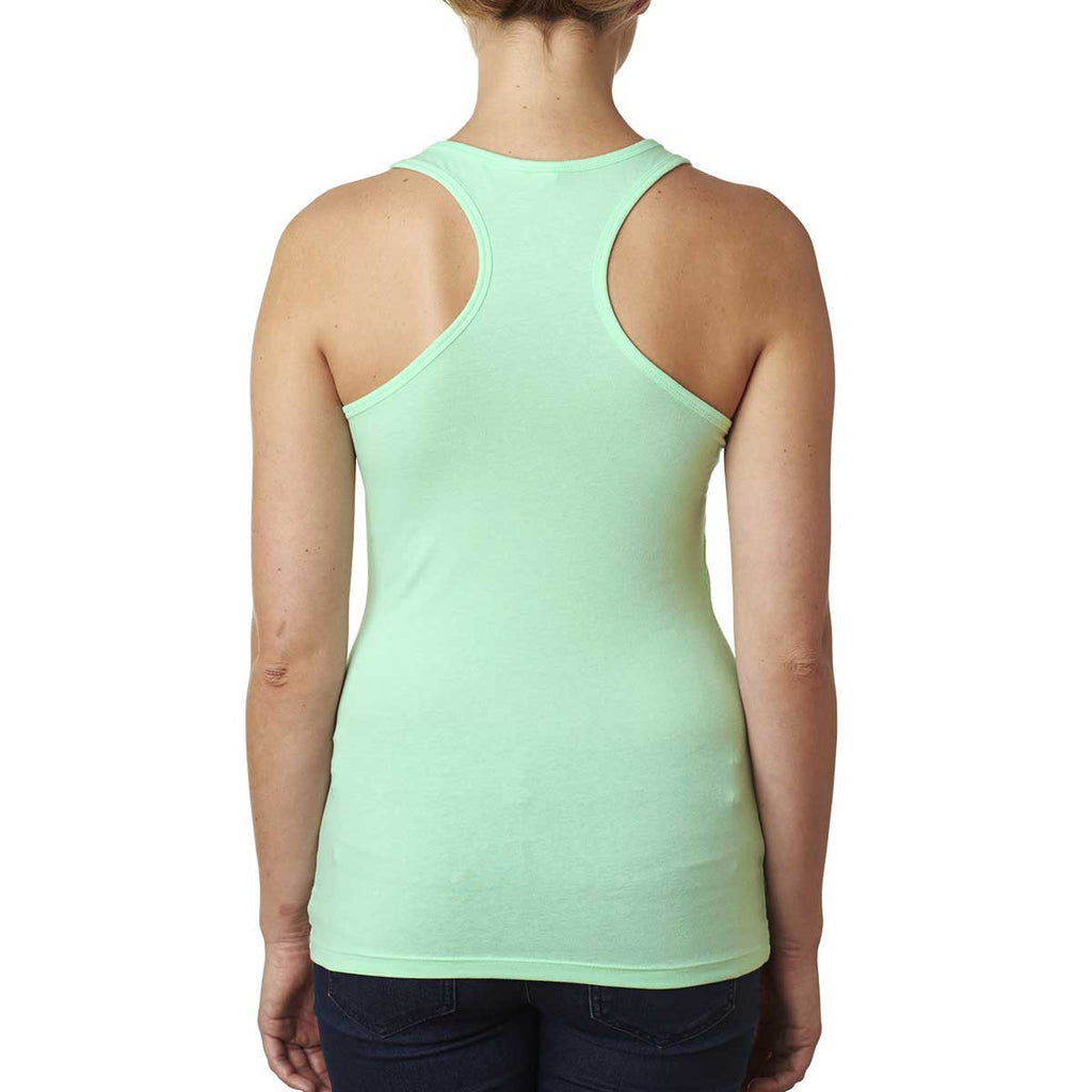 Next Level Women's Mint Jersey Racerback Tank