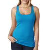 Next Level Women's Turquoise Jersey Racerback Tank