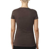 Next Level Women's Espresso CVC Deep V Tee