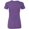 Next Level Women's Purple Rush Triblend Crew