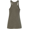 Next Level Women's Military Green Triblend Racerback Tank