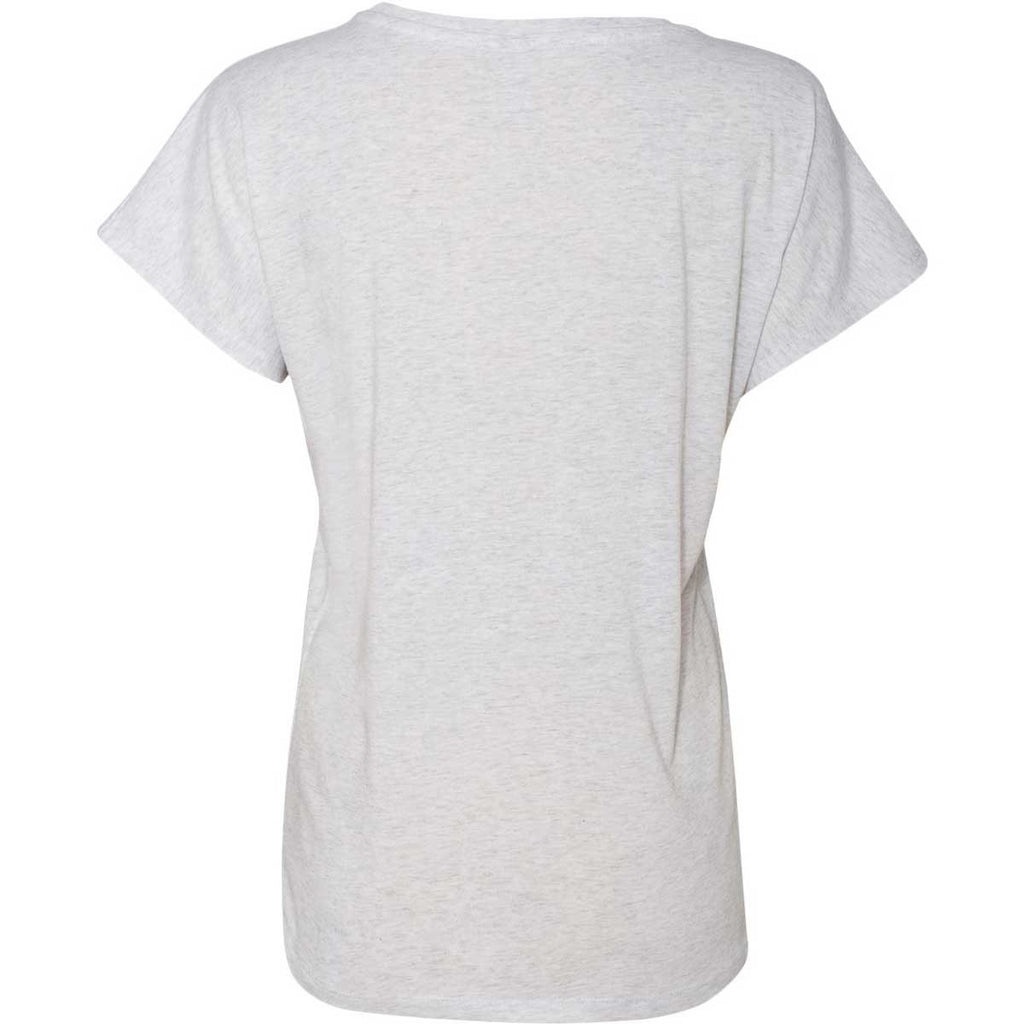 Next Level Women's Heather White Triblend Dolman