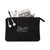 Gemline Black Avery Cotton Zippered Pouch