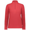 Augusta Sportswear Women's Scarlet Micro-Lite Fleece 1/4 Zip Pullover