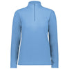 Augusta Sportswear Women's Columbia Blue Micro-Lite Fleece 1/4 Zip Pullover