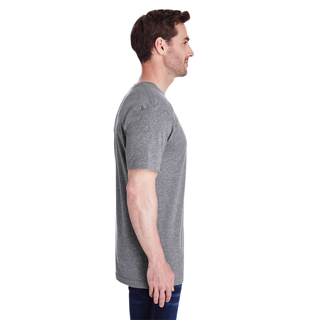 LAT Men's Granite Heather Fine Jersey T-Shirt