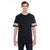 LAT Men's Black/White Football Fine Jersey T-Shirt