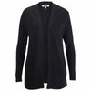 Edwards Women's Black Open Front Cardigan With Pockets