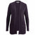 Edwards Women's Eggplant Open Front Cardigan With Pockets