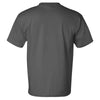 Bayside Men's Charcoal USA-Made Short Sleeve T-Shirt with Pocket