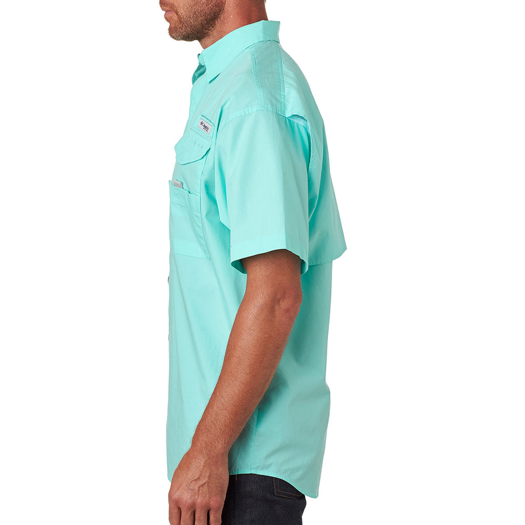 Columbia Men's Gulf Stream Green Bonehead S/S Shirt