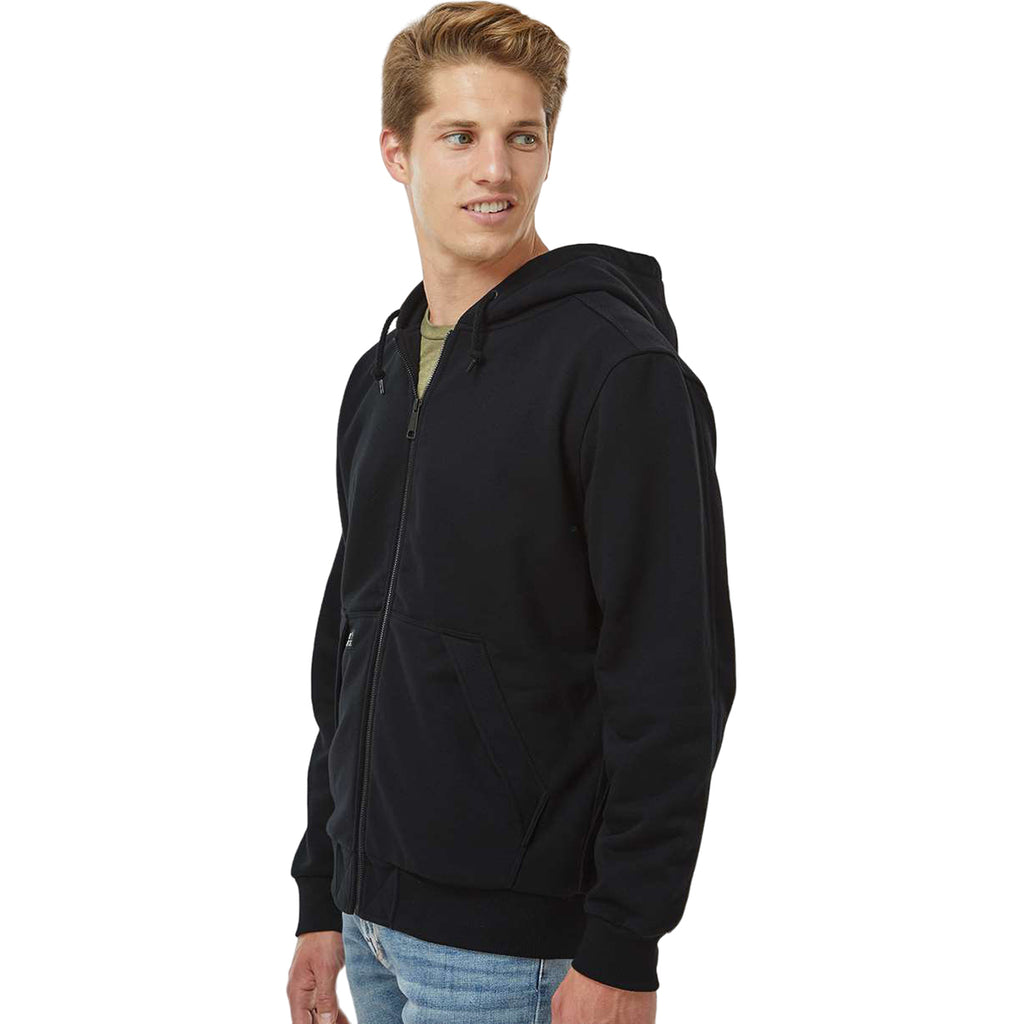 Dri Duck Men's Black Mission Full-Zip Hooded Jacket