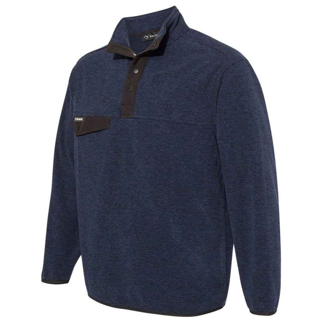 Dri Duck Men's Navy Denali Mountain Fleece Pullover