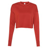 BELLA + CANVAS Women's Brick Cropped Crew Fleece