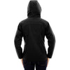 North End Women's Black Glacier Insulated Jacket with Detachable Hood