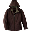 North End Women's Dark Chocolte Glacier Insulated Jacket with Detachable Hood