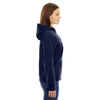 North End Women's Classic Navy Prospect Two-Layer Fleece Bonded Soft Shell Hooded Jacket