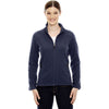 North End Women's Classic Navy Voyage Fleece Jacket