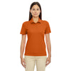 Core 365 Women's Campus Orange Origin Performance Pique Polo