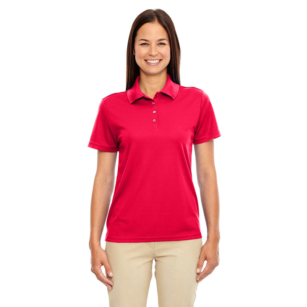 Core 365 Women's Classic Red Origin Performance Pique Polo