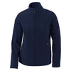 Core 365 Women's Classic Navy Cruise Two-Layer Fleece Bonded Soft Shell Jacket