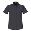 Core 365 Women's Carbon Optimum Short-Sleeve Twill Shirt