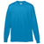 Augusta Sportswear Men's Power Blue Wicking Long-Sleeve T-Shirt