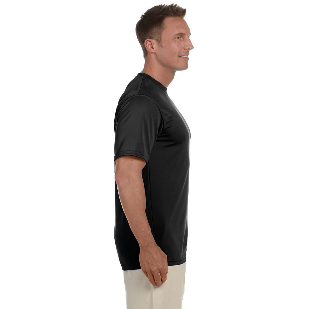 Augusta Sportswear Men's Black Wicking T-Shirt