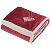 Field & Co. Burgundy Sherpa Blanket