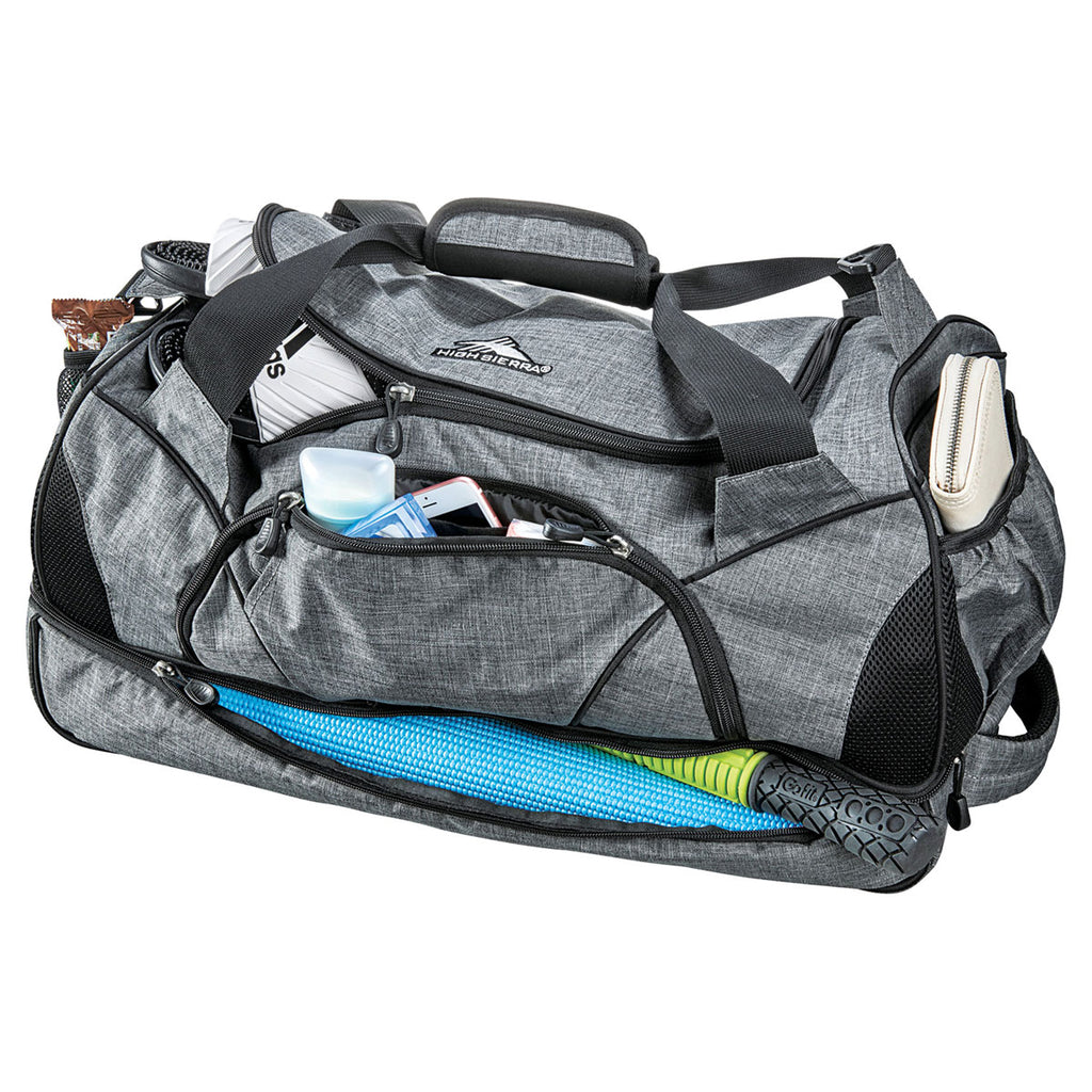 High Sierra Graphite 24" Crunk Cross Sport Duffel Bag