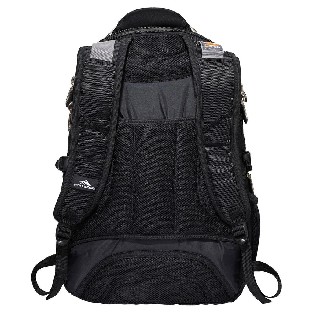 High Sierra Black Elite Fly-By 17" Computer Backpack