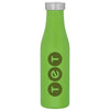 H2Go Matte Lime 16.9 oz Carina Stainless Steel Bottle