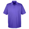 UltraClub Men's Purple Cool & Dry Mesh Pique Polo