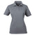 UltraClub Women's Charcoal Cool & Dry Mesh Pique Polo