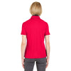 UltraClub Women's Red Cool & Dry Mesh Pique Polo