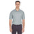 UltraClub Men's Silver Tall Cool & Dry Mesh Pique Polo