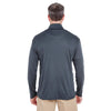 UltraClub Men's Charcoal Cool & Dry Sport Quarter-Zip Pullover