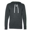 J. America Men's Charcoal Heather Sport Lace Jersey Hooded Pullover T-Shirt