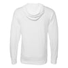 J. America Men's White Sport Lace Jersey Hooded Pullover T-Shirt