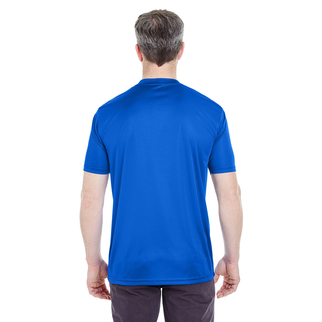 UltraClub Men's Royal Cool & Dry Sport Performance Interlock T-Shirt