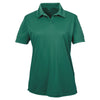 UltraClub Women's Forest Green Cool & Dry Sport Performance Interlock Polo