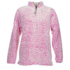 J. America Women's Magenta Heather Epic Sherpa Quarter-Zip