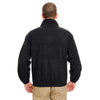 UltraClub Men's Black Iceberg Fleece Full-Zip Jacket